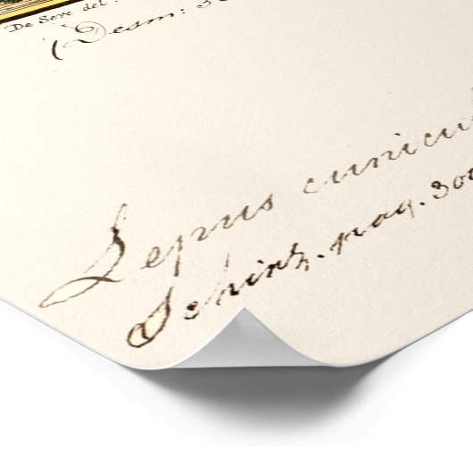 Antique Bunny Rabbit Color Etwas Poster (Ecke)