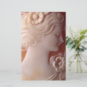 Antique Cameo Briefpapier (Stehend Vorderseite)