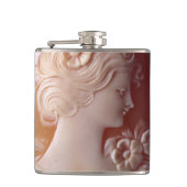 Antique Cameo Flachmann (Vorderseite)