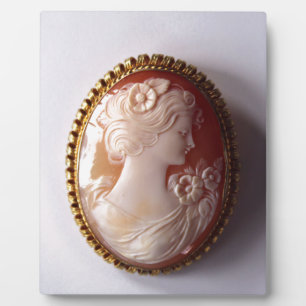Antique Cameo Fotoplatte