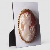 Antique Cameo Fotoplatte (Seite)