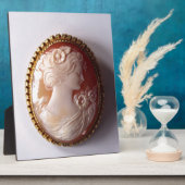 Antique Cameo Fotoplatte (Seite)