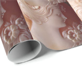 Antique Cameo Geschenkpapier (Rolleneckpunkt)