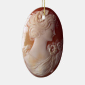Antique Cameo Keramik Ornament (Rechts)