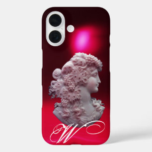 ANTIQUE CAMEO, LADY MIT GRABEN UND GRAPEVINEN iPhone 16 HÜLLE
