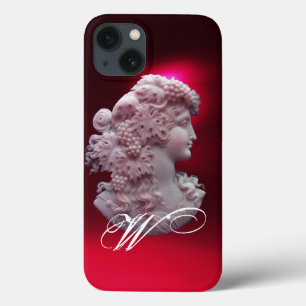 ANTIQUE CAMEO, LADY MIT GRABEN UND GRAPEVINEN Case-Mate iPhone HÜLLE
