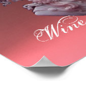 ANTIQUE CAMEO, LADY MIT GRABEN UND GRAPEVINEN POSTER (Ecke)