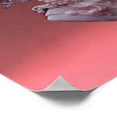 ANTIQUE CAMEO, LADY MIT GRABEN UND GRAPEVINEN POSTER (Ecke)