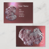 ANTIQUE CAMEO, LADY MIT GRABEN UND GRAPEVINEN VISITENKARTE (Vorne/Hinten)