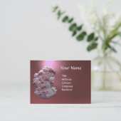 ANTIQUE CAMEO, LADY MIT GRABEN UND GRAPEVINEN VISITENKARTE (Stehend Vorderseite)