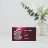 ANTIQUE CAMEO, LADY MIT GRABEN UND GRAPEVINEN VISITENKARTE (Stehend Vorderseite)