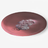 ANTIQUE CAMEO, LADY MIT GRAPEN MONOGRAM PAPPTELLER (Schrägansicht)