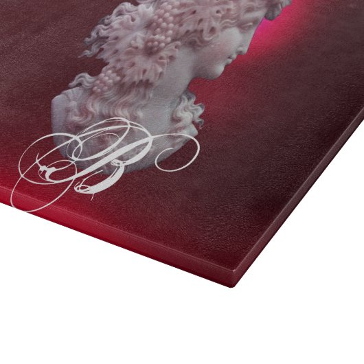 ANTIQUE CAMEO, LADY MIT GRAPEN MONOGRAM SCHNEIDEBRETT (Ecke)