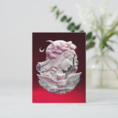 ANTIQUE CAMEO, MONDLADY OF NIGHT with OWT Postkarte (Stehend Vorderseite)