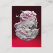 ANTIQUE CAMEO, MONDLADY OF NIGHT with OWT Visitenkarte (Rückseite)