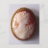 Antique Cameo Postkarte (Vorderseite)