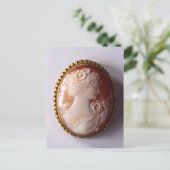 Antique Cameo Postkarte (Stehend Vorderseite)