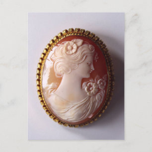 Antique Cameo Postkarte