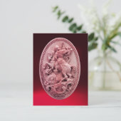 ANTIQUE CAMEO ST. GEORGE UND DRAGON POSTKARTE (Stehend Vorderseite)