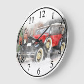 Antique Car Große Wanduhr (Winkel)