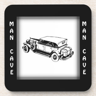 Antique Car Man Cave Collectious Untersetzer
