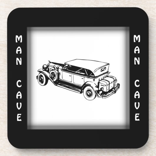Antique Car Man Cave Collectious Untersetzer (Vorderseite)