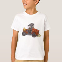 Antique Casey Jones Pedal Car und Bärenart