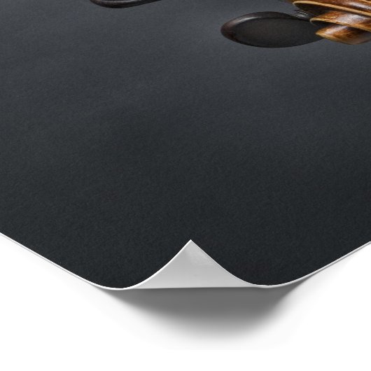 Antique Cello Poster (Ecke)