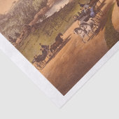 Antique Central Park #1, beängstigend BG #3 Seidenpapier (Detail)