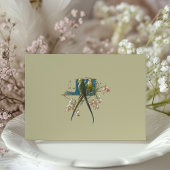 Antique Charm Parrot "Save the Date" Einladung