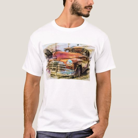 Antique Chevrolet Chevy Vintage Car T-Shirt (Vorderseite)