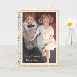 Antique Child Dolls Card for Mom  Karte