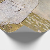 Antique Child Picking - Blume Geschenkpapier (Ecke)