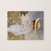 Antique Child Picking - Blume Puzzle (Horizontal)