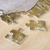 Antique Child Picking - Blume Puzzle (Seite)