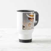 Antique Child Picking - Blume Reisebecher (VorderseiteRechts)