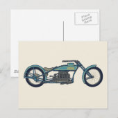 Antique Chopper II Postkarte (Vorne/Hinten)