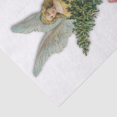 Antique Christmas Angel Victorian Christian Big Seidenpapier (Ausschnitt)