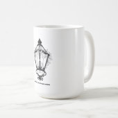 Antique Christmas Lantern T-Shirt Kaffeetasse (VorderseiteRechts)