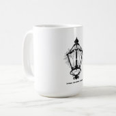 Antique Christmas Lantern T-Shirt Kaffeetasse (Vorderseite Links)