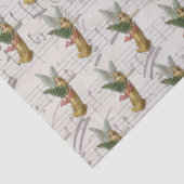 Antique Christmas Tree Angel Victorian Christian Seidenpapier (Detail)