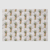 Antique Christmas Tree Angel Victorian Christian Seidenpapier (Vorderseite)