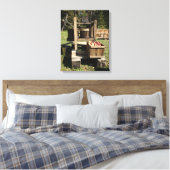 Antique Cider Press Leinwanddruck (Insitu (Schlafzimmer))
