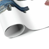 Antique Classic Vintage Autos Verkehr Kunst Geschenkpapier (Rolleneckpunkt)