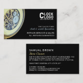 Antique Clock, Horologe Visitenkarte (Vorne/Hinten)