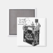 "Antique Coffee Grinder" Magnet (Vorderseite/Rückseite)