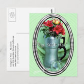 Antique Coffee Pot Postcard anpassen Postkarte (Vorne/Hinten)