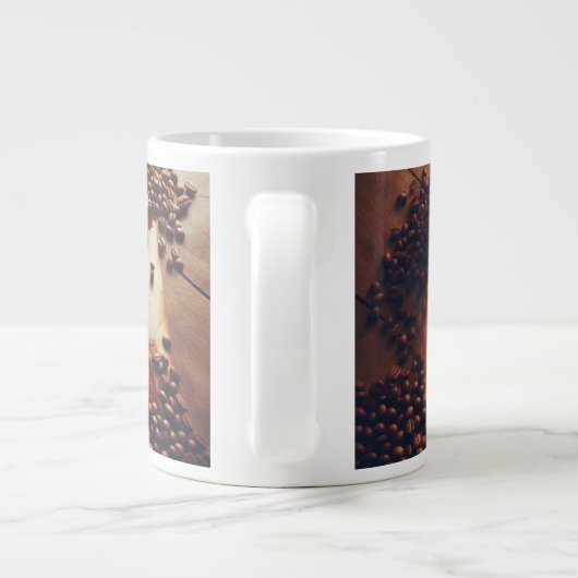 Antique Coffee World Map Tassen (Rückseite)