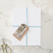 Antique Collage Floral Ephemera Lovers Riverside Geschenkanhänger (Mit Garn)