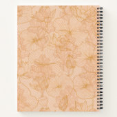 Antique Collage Romantic Floral Ephemera Notizblock (Rückseite)